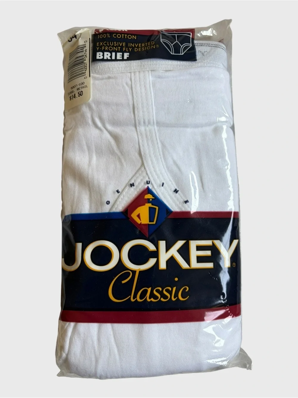 Vintage 90s Jockey Classic White Briefs 3-Pack Size 34 Inverted Y Front 9007CR